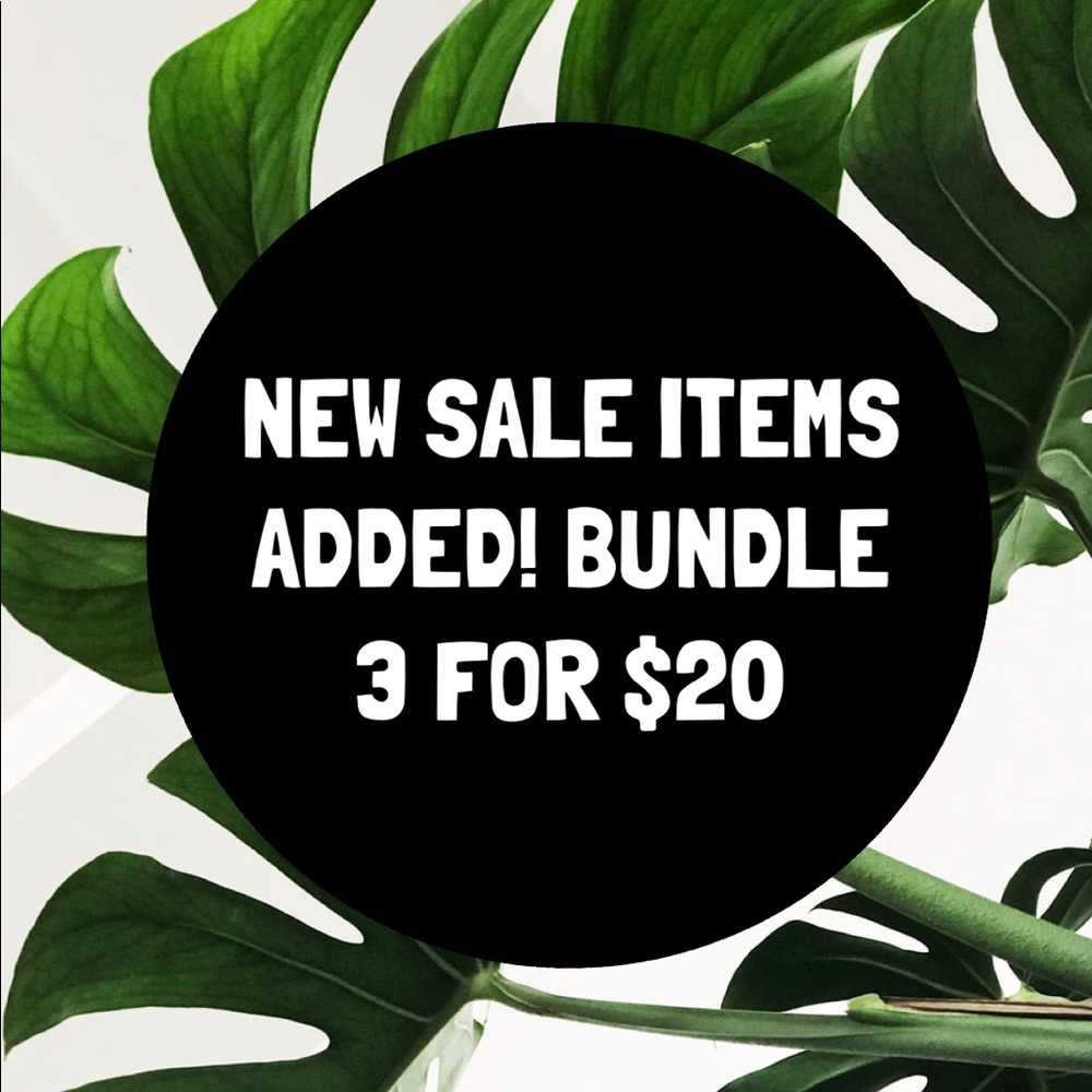 Items with ☀️ SALE 3/$20 Bundle!